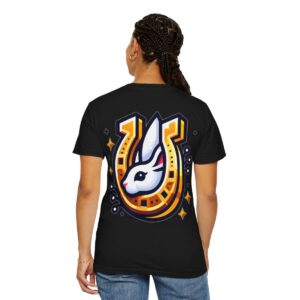 T-Shirt | Lucky Rabbit and Horseshoe - Image 2