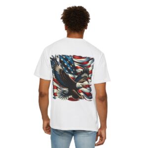 T-Shirt | American Eagle with Flag - Image 3