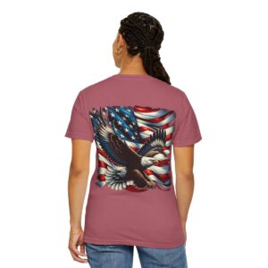 T-Shirt | American Eagle with Flag - Image 5